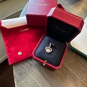 Cartier ILOVEYOU White Gold Charm/ pendant